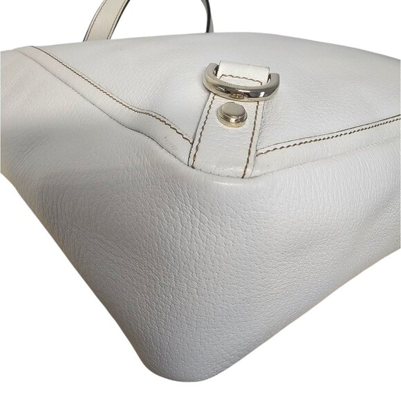Gucci Abbey-D Ring Leather Tote White - Picture 4 of 12